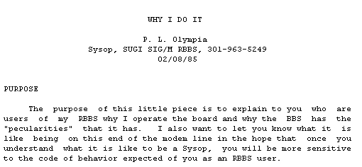 Pete Olympia Bulletin